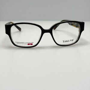 Takumi Eyeglasses Eye Glasses Frames T9956 090 52-16-135 W/ Clip